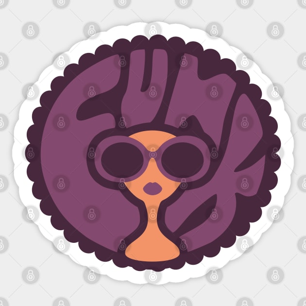 Funky woman Sticker by lents